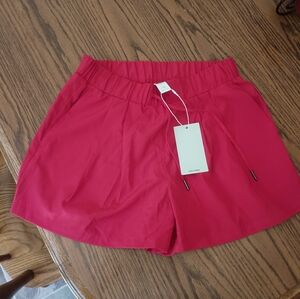 Women's Red Athletic Shorts NWT